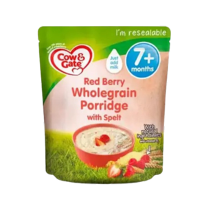 Cow & Gate Red Berry Wholegrain Porridge Baby Cereal 7+ Months 200g